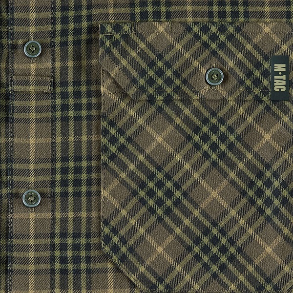 M-Tac сорочка Lumberjack Cotton Shirt Black/МС. Фото 5