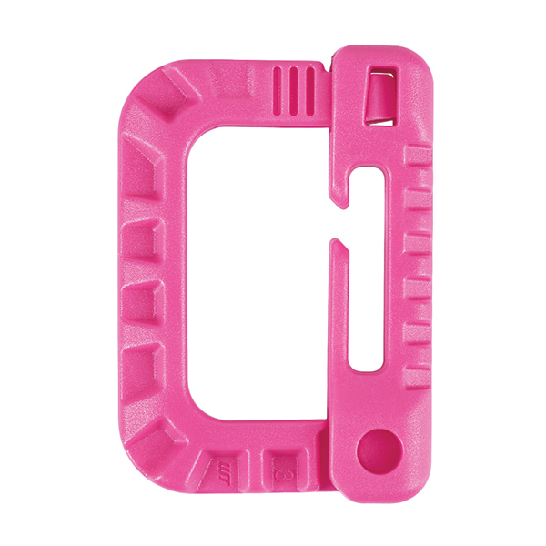 Карабін пластиковий Grimloc Pink
