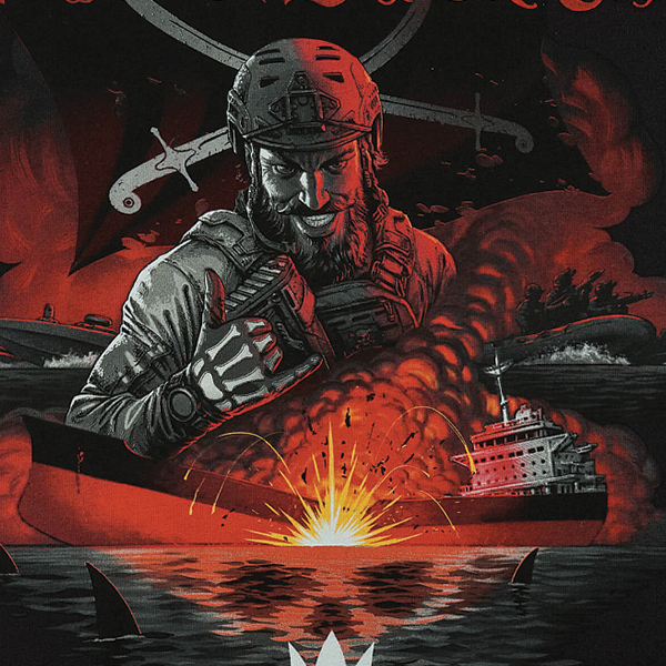 M-Tac футболка Pirates of the Black sea Black. Фото 5
