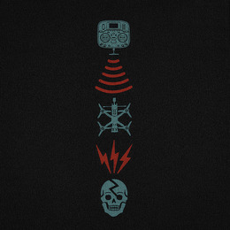 M-Tac футболка Kill Zone Cotton Hard Black. Фото 6
