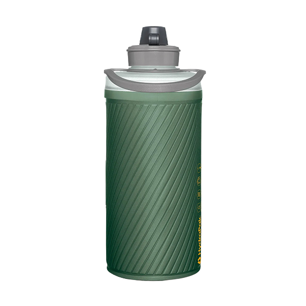 М'яка пляшка HydraPak Flux™ 1L Ultra-Light Reusable Bottle Sage Green. Фото 3