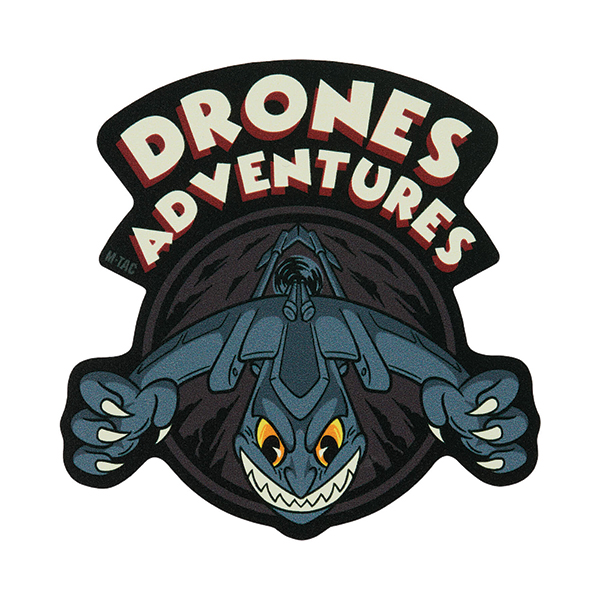 M-Tac наклейки Drones Adventures Sticker Pack Black. Фото 4