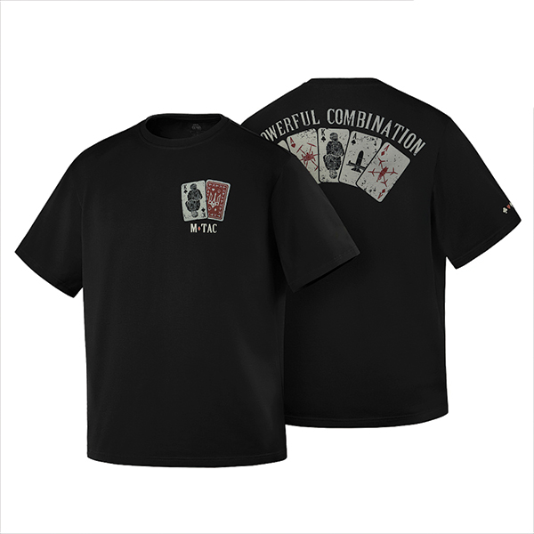 M-Tac футболка Powerful Combination Cotton Hard Black