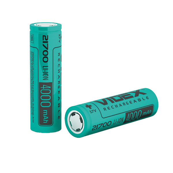 Акумулятор Videx літій-іонний 21700 (без захисту) 4000mAh 1шт/уп . Фото 3