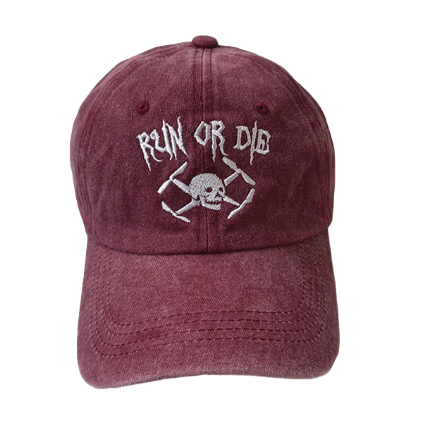 Кепка "RUN OR DIE" червона