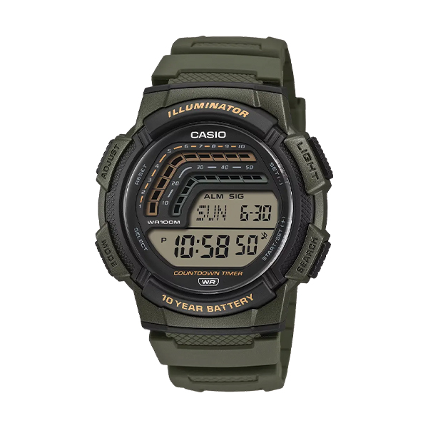 Годинник Casio TIMELESS COLLECTION WS-1800-3AVEF Olive