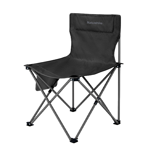 Крісло складане Naturehike Shan Lan T01 CNK2550JJ025, сталь, чорний