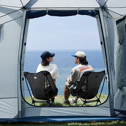 Стілець складаний Naturehike Moon YL08 NH20JJ027, 600D Oxford / алюміній, чорний. Фото 6