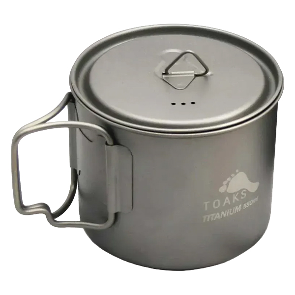 Кухоль TOAKS Light Titanium 550ml Pot (Ultralight Version)												