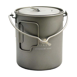 Казанок TOAKS Titanium 750ml Pot with Bail Handle