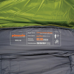 Спальний мішок Micra CCS 195 - Green, Right Zip. Фото 9