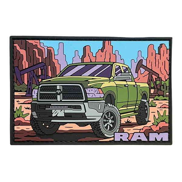 ПВХ патч «RAM» green