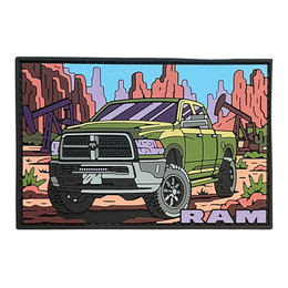 ПВХ патч «RAM» green