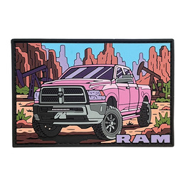 ПВХ патч «RAM» pink 
