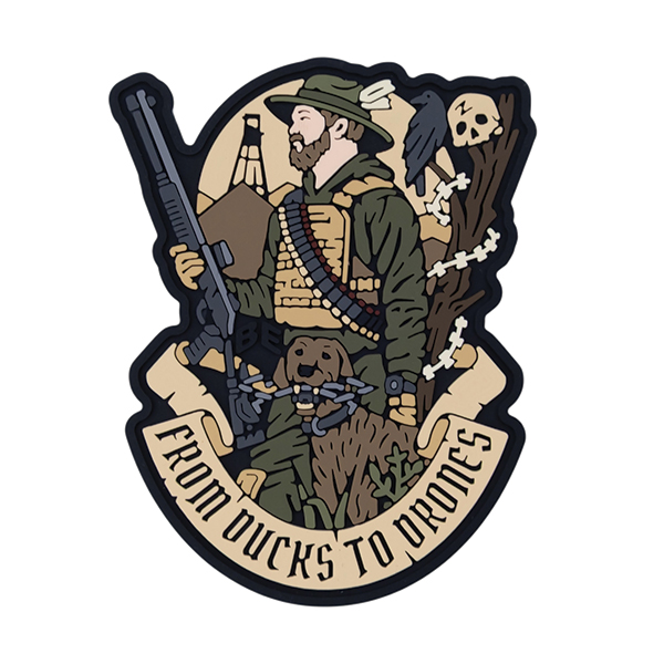 ПВХ патч «FROM DUCKS TO DRONES»