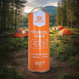Газовий балон BaseCamp Travel Gas 227 g