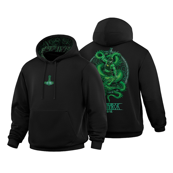 M-Tac кофта Hoodie Ragnarok Night Vision Cotton Hard Black