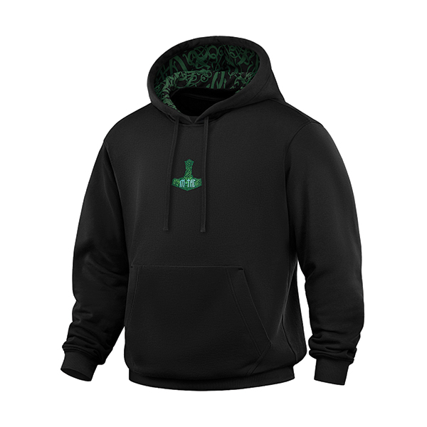 M-Tac кофта Hoodie Ragnarok Night Vision Cotton Hard Black. Фото 2