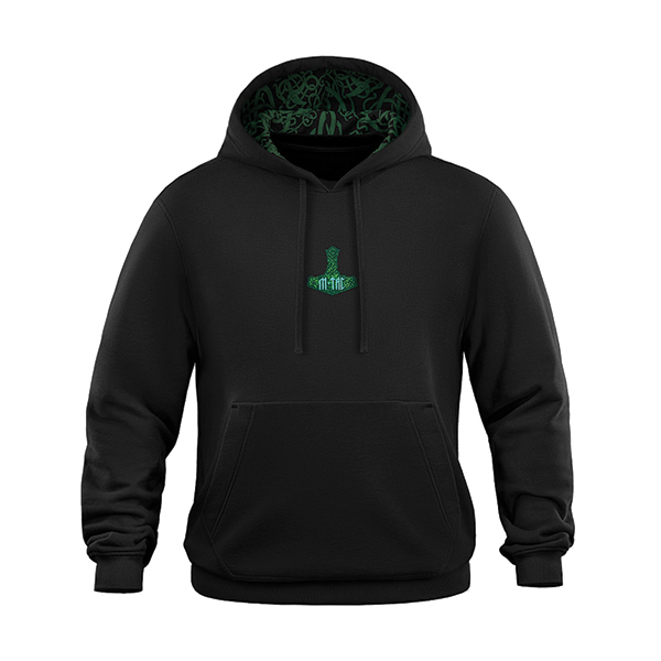 M-Tac кофта Hoodie Ragnarok Night Vision Cotton Hard Black. Фото 3