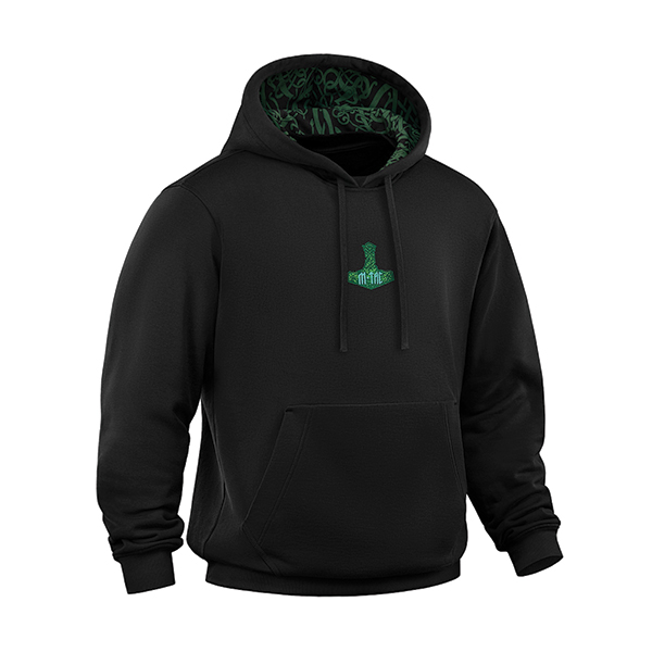 M-Tac кофта Hoodie Ragnarok Night Vision Cotton Hard Black. Фото 4