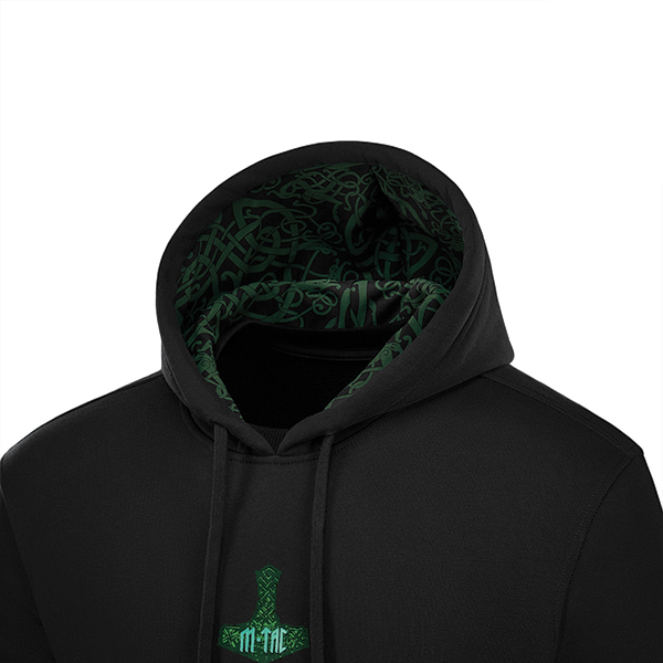 M-Tac кофта Hoodie Ragnarok Night Vision Cotton Hard Black. Фото 6