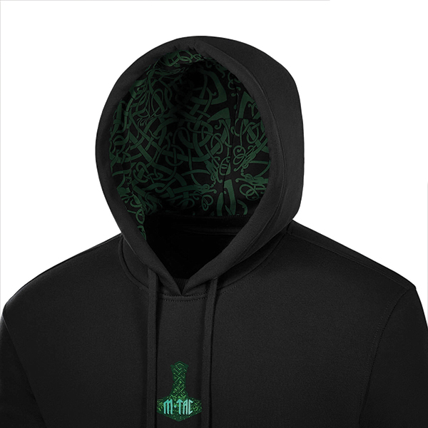 M-Tac кофта Hoodie Ragnarok Night Vision Cotton Hard Black. Фото 7