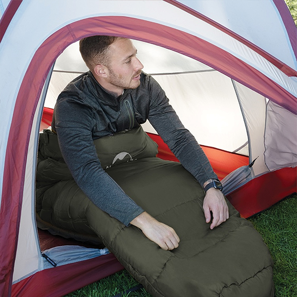 Спальник з капюшоном Naturehike CNK2300SD014 MJ600 Січ, зелений. Фото 4