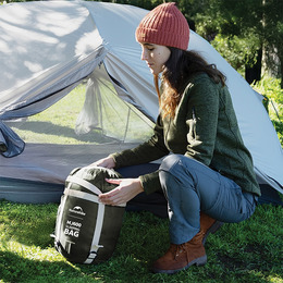 Спальник з капюшоном Naturehike CNK2300SD014 MJ600 Січ, зелений. Фото 6