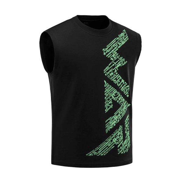 M-Tac футболка безрукавка WAR Cotton Hard Black/Mint. Фото 3