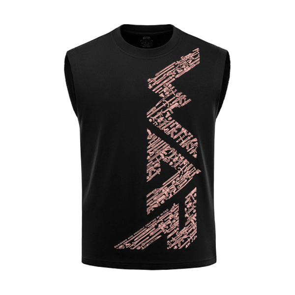 M-Tac футболка безрукавка WAR Cotton Hard Black/Ash Rose. Фото 2