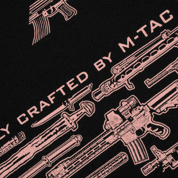 M-Tac футболка безрукавка WAR Cotton Hard Black/Ash Rose. Фото 6