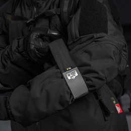 M-Tac пов'язка на руку світловідбиваюча еластична Large Black. Фото 11