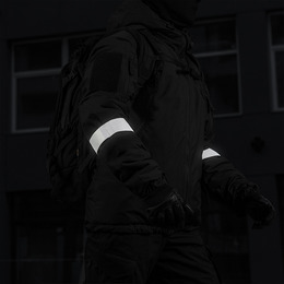 M-Tac пов'язка на руку світловідбиваюча Large Black. Фото 4