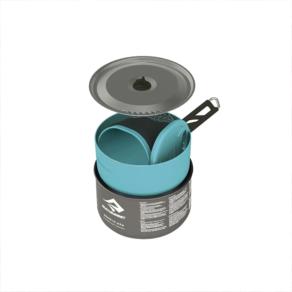 Набір посуду Sea To Summit  Alpha Cookset 1.1 Pacific Blue/Grey. Фото 3