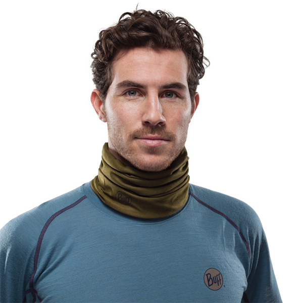Шарф-труба Buff Coolnet UV+ Insect Shield Solid Military . Фото 7