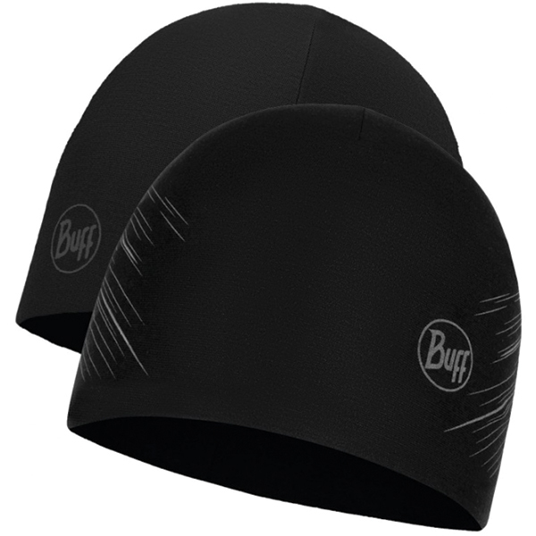 Шапка Buff Microfiber Reversible Hat R-Solid Black. Фото 3
