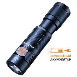 Ліхтар ручний Fenix E05R чорний