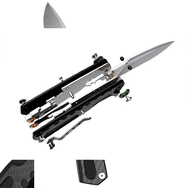 Багатофункціональний ніж Xiaomi NexTool 3 в 1 NE20021 Black. Фото 2