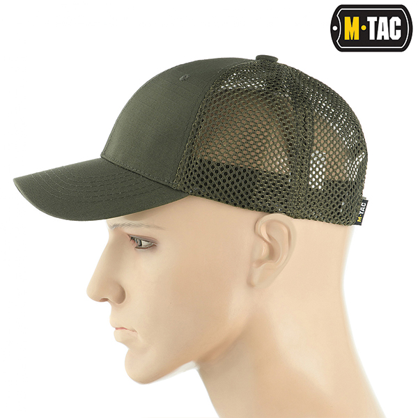 M-Tac бейсболка з сіткою Flex ріп-стоп Army Olive. Фото 2