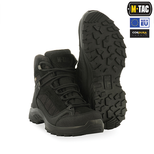 M-Tac черевики тактичні демісезонні Black	. Фото 2