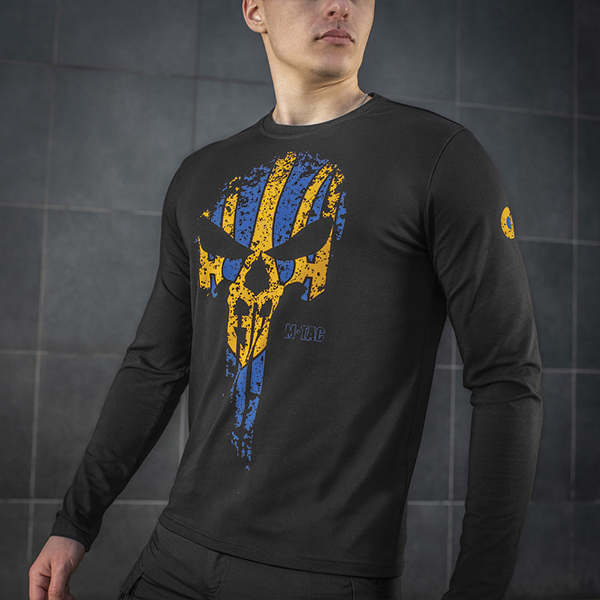 M-Tac футболка Месник довгий рукав Black/Yellow/Blue. Фото 11