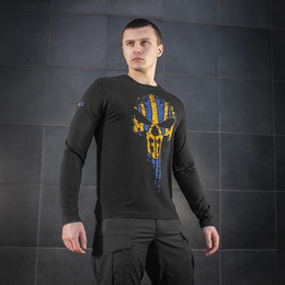 M-Tac футболка Месник довгий рукав Black/Yellow/Blue. Фото 10