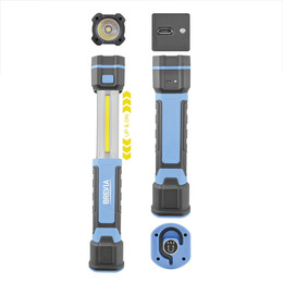 Телескопічна інспекційна лампа Brevia 3W COB+1W LED+8LED 300 Lm 2000 mAh . Фото 4
