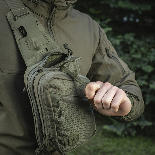 M-Tac сумка Sling Pistol Bag Elite Hex Ranger Green. Фото 10