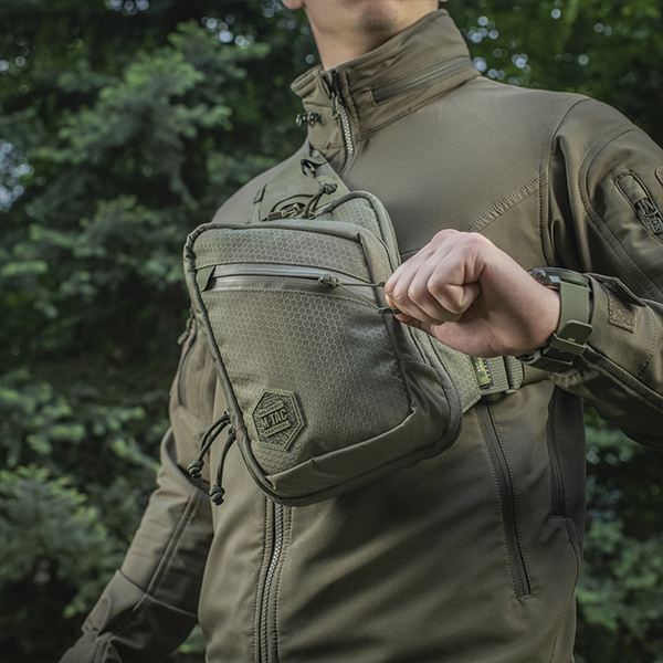 M-Tac сумка Sling Pistol Bag Elite Hex Ranger Green. Фото 11