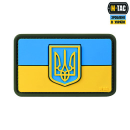 M-Tac нашивка прапор України з гербом PVC