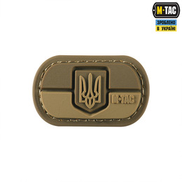 M-Tac Molle Patch Прапор України з гербом PVC Coyote
