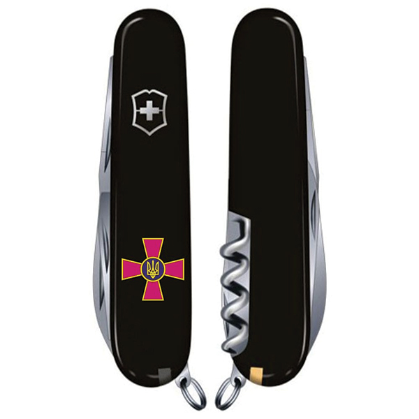 Ніж мультифункціональний 91мм/14 Victorinox Climber Army Емблема ЗСУ. Фото 2