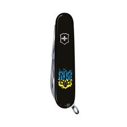 Ніж мультифункціональний 91мм/14 Victorinox Climber Ukraine Вогненний Тризуб