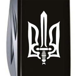 Ніж мультифункціональний 91мм/14 Victorinox Climber Red Ukraine Тризуб ОУН . Фото 3